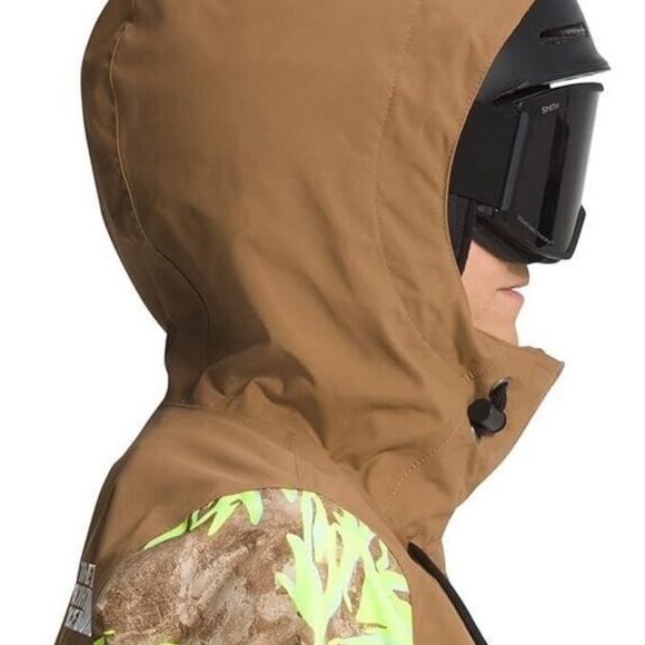 NWT The North Face Tanager Anorak Prairie Paintbrush Ski Hooded Jacket Zip Neck - Picture 6 of 8